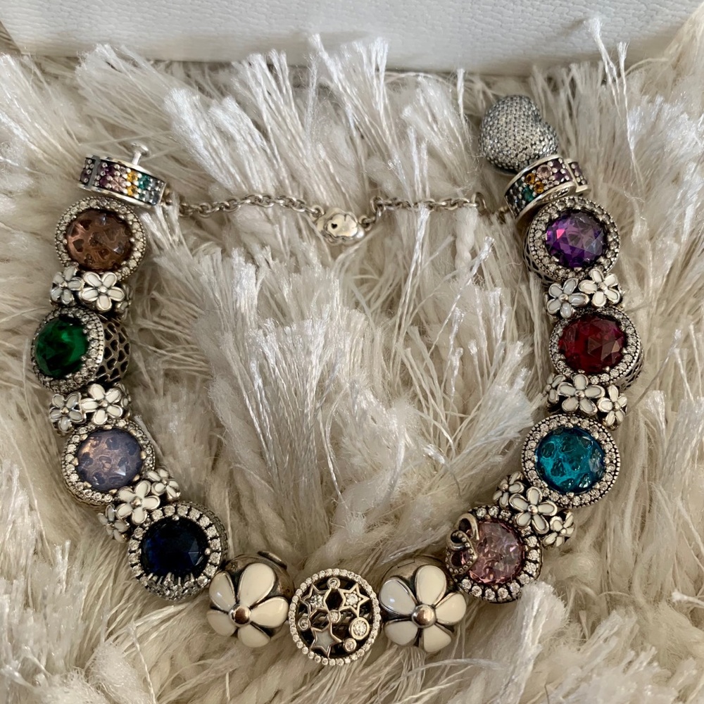 ❤️Pandora multicolor bracelet